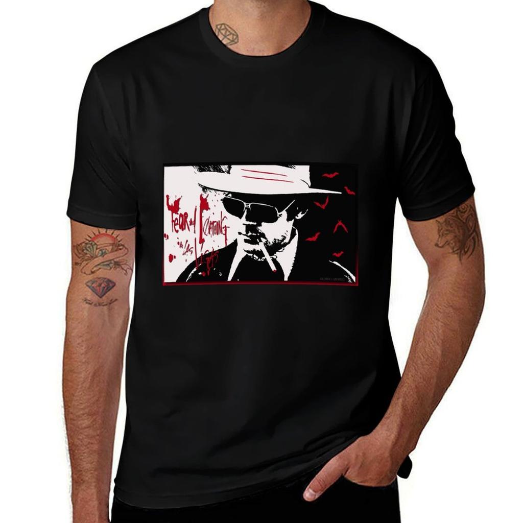 Hunter S Thompson Tshirt Casual Minimalist Short Sleeve Top