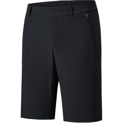 Bequeme Einfache Vielseitige Unifarbene Sportliche Fünf-Punkt-Freizeithose Herrenshorts Basic-Schwarz 152530514-3