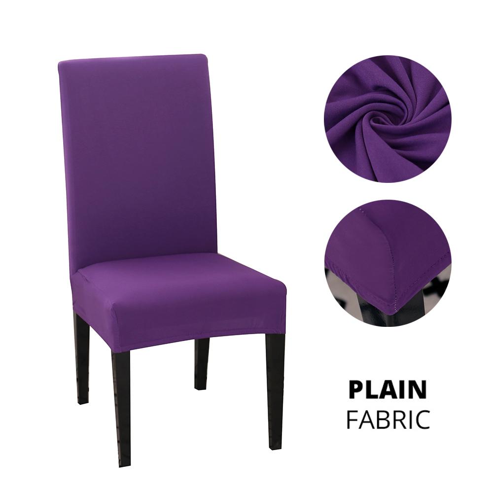 Elastic Dining Room Chair Slipcover Spandex Modern Removable Anti-Dirty Kitchen Seat Stretch Chair Covers For Banquet Party