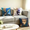 T-Tom Eddsworld Animation  Pillow Case Square Double-Sided Sofa Cushion Cover Bedroom Bedside Pillow