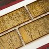 Refined Copper Vintage Inverted T Incense Seal, Round & Rectangular Large Size Incense Molds, Traditional Incense Stamping Tools for Incense Ceremony