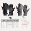 Outdoor Cycling Skiing Full Finger Gloves for Unisex Waterproof Touch Screen Cuffs Tightened Thick Gloves Riding Running Gloves