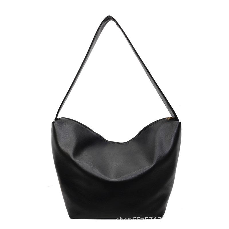 Korean large-capacity retro bag women's 2025 new fashion and popular shoulder bag versatile temperament messenger tote bag