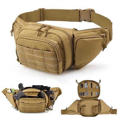 Bolsa de cintura para caminhadas ao ar livre, bolsa multifuncional para esportes, ciclismo, ferramenta multifuncional de ombro, pacote de cintura tático