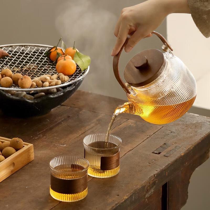 Shangqi Stovetop Glass Tea Kettle Set