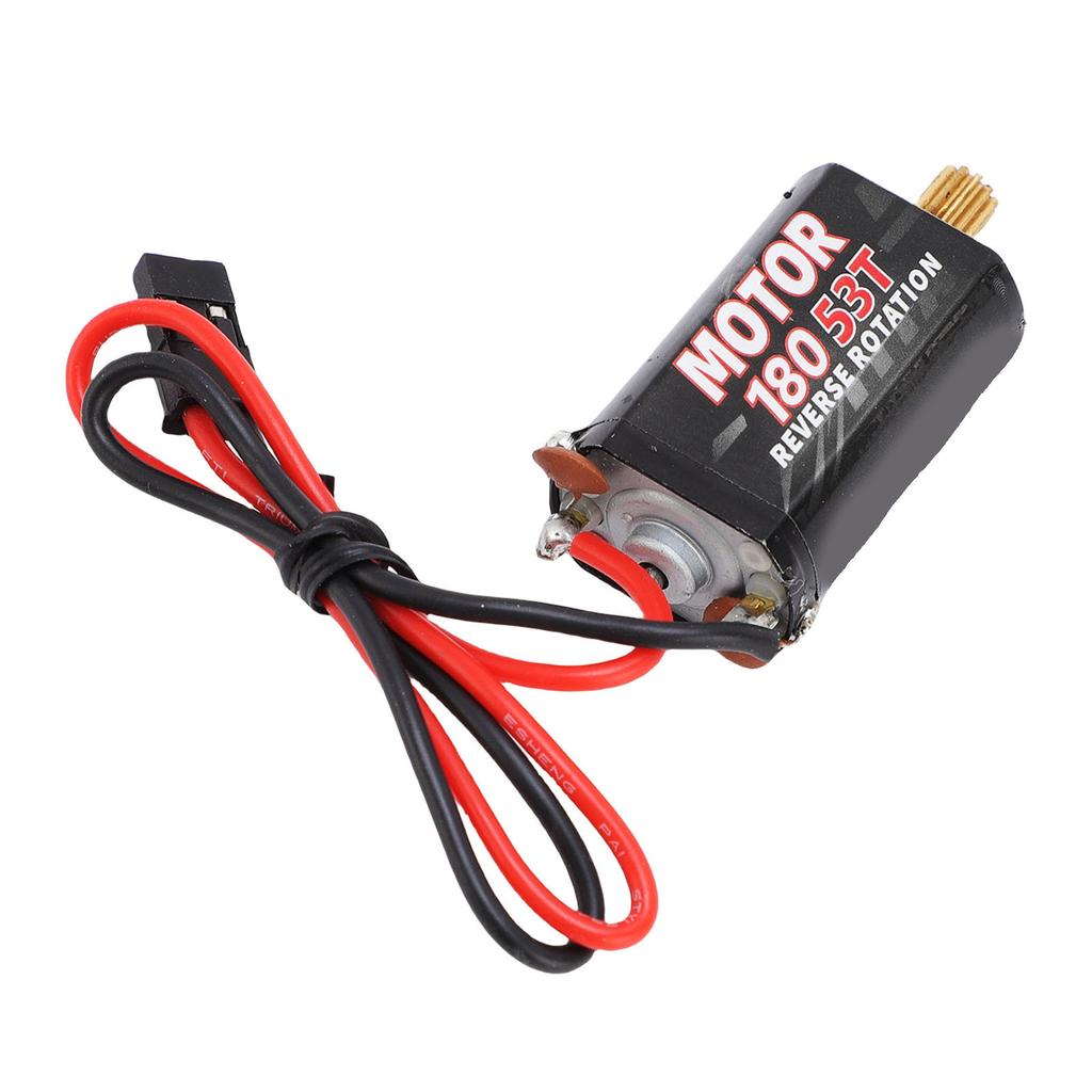 180er Bürstenmotor 11T Ritzel RC Elektrischer Bürstenmotor mit Kühlkörper für 1:18 Fernbedienungs-Crawler 53T