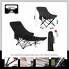 ZISIZ Adjustable Folding Moon Lounge Chair with Leg Rest