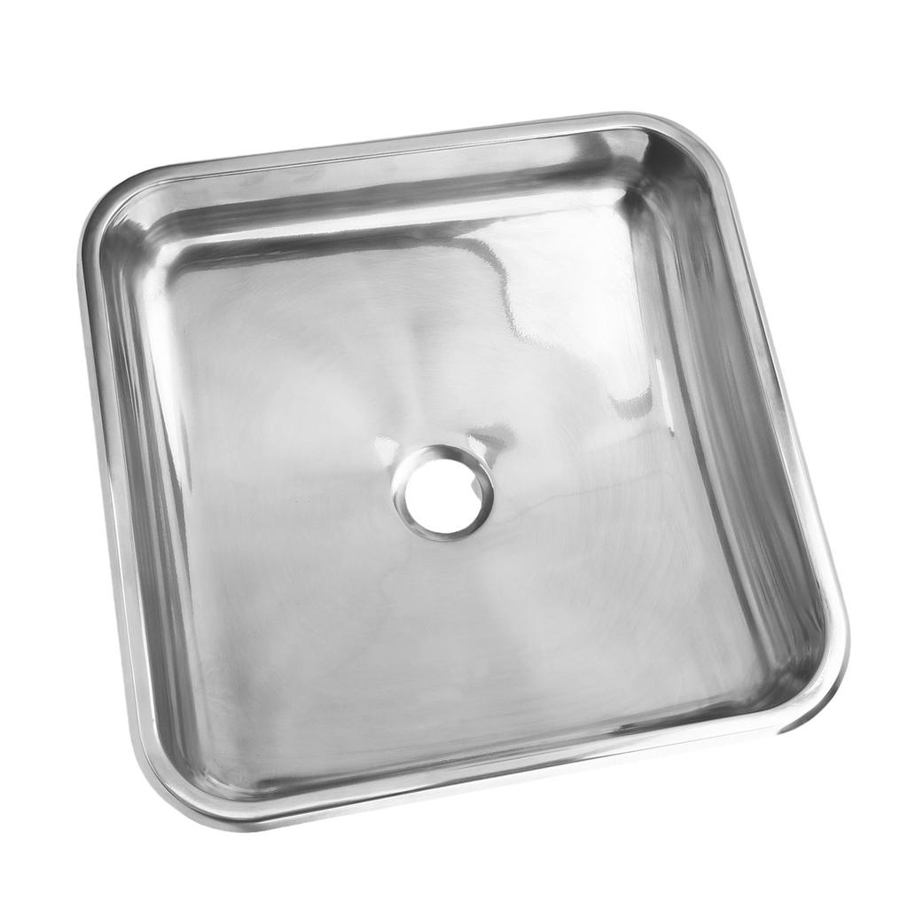 Wohnmobil Spüle 304 Edelstahl 13 X 13 X 3.1in Quadratisches Küchen-Badezimmer Waschbecken Spüle mit 40mm