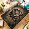 Animal drilling black panther Carpet Rug for Living Room Bedroom Home Sofa Decoration,Kids play Non-slip Floor Mat