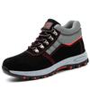Spring Safety Boots Men Shoes Puncture-Proof Work Boots High Top Steel Toe Shoes Construction Protective Boots
