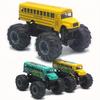 Model Pull Back Action Toy Monster Truck Alloy Big Wheels Play Vehicle Car Gifts for Boys Girls Monster School Bus Die Cast Metal