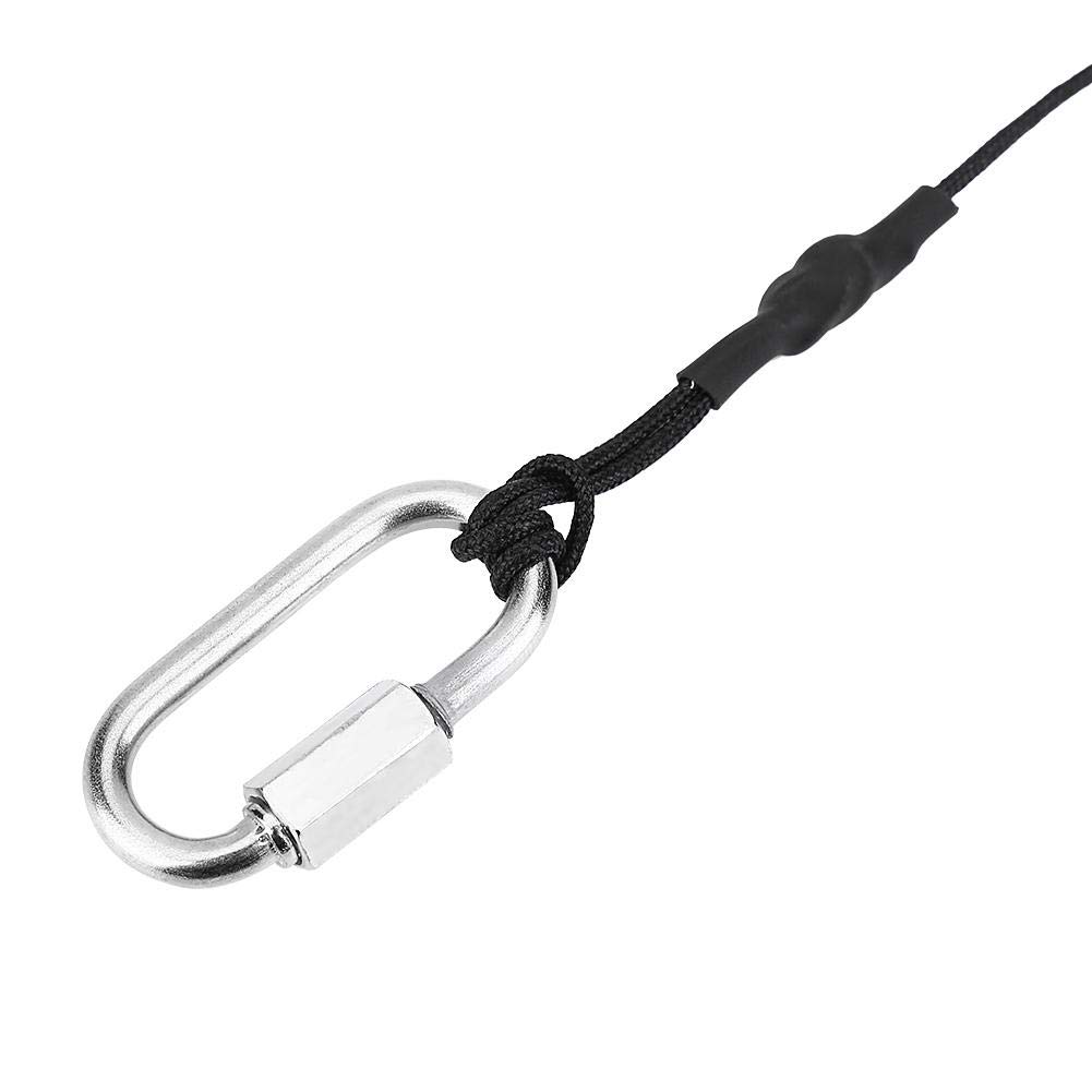 Universal Durable Camera Strap Safety Rope Tether with Metal and Nylon Hang Buckle and Clip Hook for DSLR Mirrorless Cameras Two-Pack