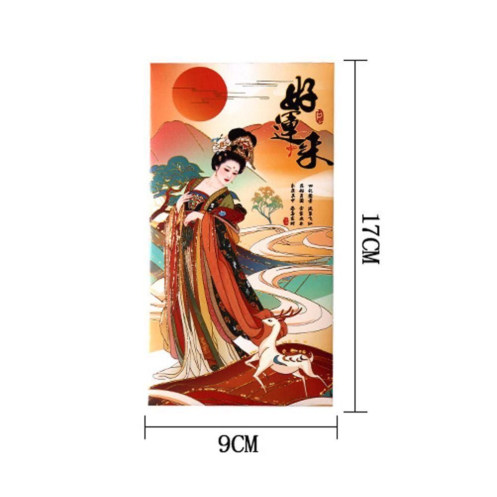 6pcs Chinese Style New Year Red Envelopes Traditional Lucky Money Packets Wedding Birthday