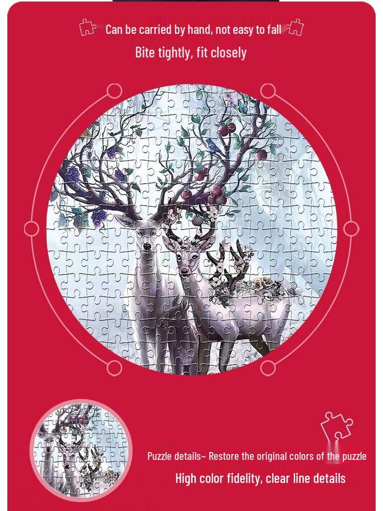 Qiwan 1000-Piece Animal & Landscape Jigsaw Puzzles for Adults & Kids