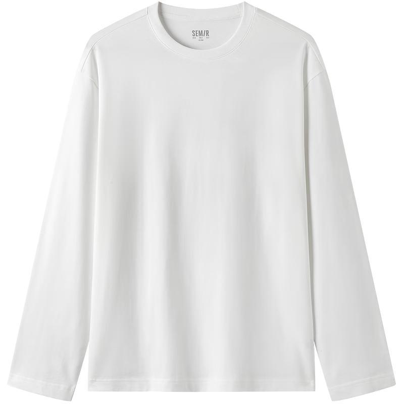 Semir Pure Cotton Solid Color Long-Sleeve T-Shirt (Couple Style)