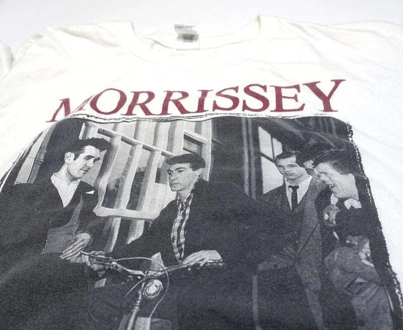 Morrissey - Teddy Boys Tour Shirt Weiß Kurzarm Remake T-Shirt S-5XL Unisex T-Shirt