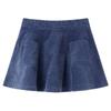 Corduroy Skirt with Pockets for Children Navy Blue 92/104/116/128/140