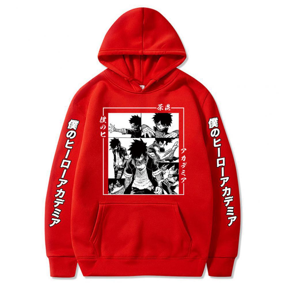 My Hero Academia Bakugou Dabi Hoodie Fashion Design Men's Women's Sweatshirt Fleece Oversized Couples Streetwear Hoodies
