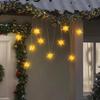 VidaXL Christmas Light 10 LED, Hanging Christmas Star Lighting, Luminous Christmas Decoration Party Indoor Outdoor, 356204