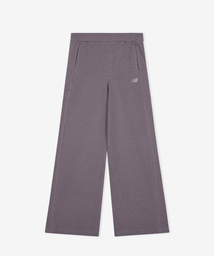 Nyuballanseu Nbmlg2W312 / Women Soft Fresh Ribbed Wide Pants (Dark Purple)
