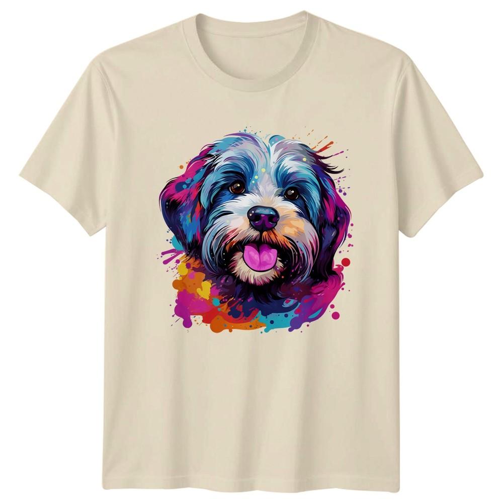 Colorful Dog Face TShirt Pet Portrait Dogs Gift For Him And Her