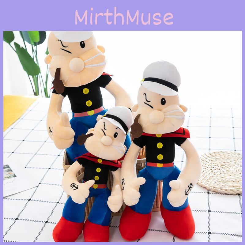 Super Soft Plush Popeye And Mario Stuffed Toy Figure For Kids Birthday Gift 50cm 60cm 70cm