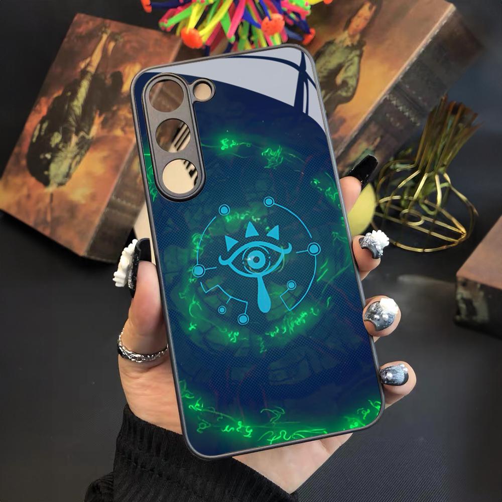 Cartoon Anime Game Z-Zelda Phone Case for Samsung Galaxy S24 S23 S22 S21 S20 A24 A34 A54 A53 Note20 M54 Fe Ultra Plus Glass