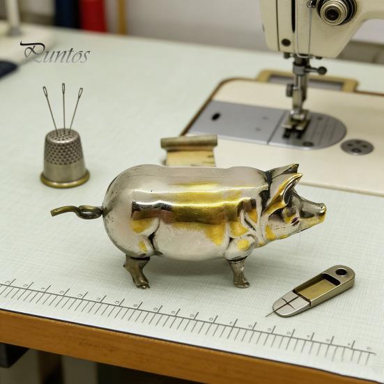 Metal Tape Measure 1/2/3Pcs Vintage Pig Portable Retractable Measuring Mini Sewing Tailor Cloth Weight Loss Body Measurement Ruler Pig-shaped