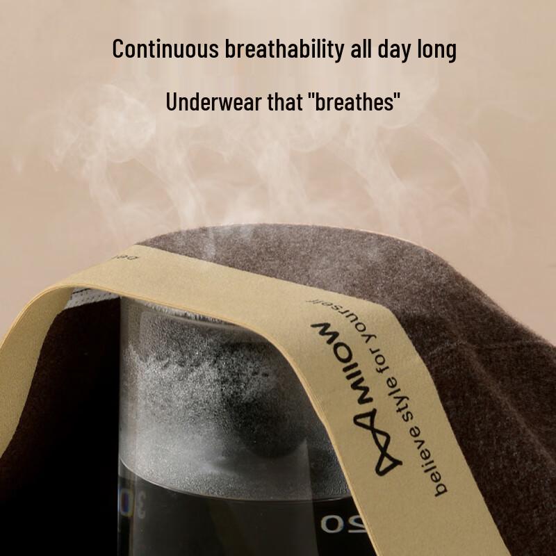 Mao Ren Men's Maillard Style Thermal Boxer Briefs