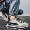 2025 Men's Casual Sneakers Breathable Height-Increasing Platform Shoes New Soft-Sole Non-Slip Running Shoes Fashion Daddy Shoes
