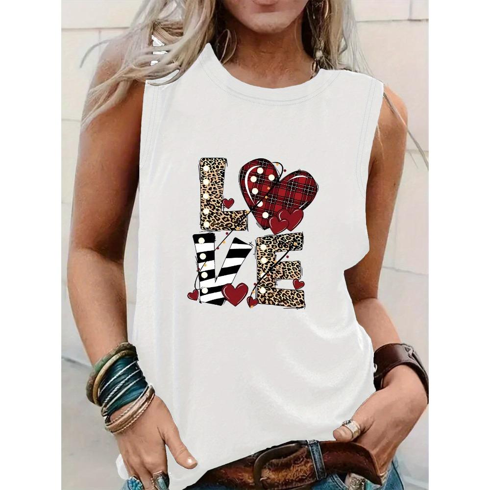 Ins style tropical printed beach vest for women S