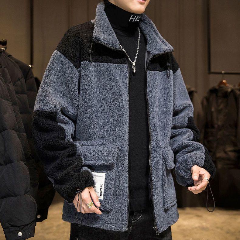 

Мужская зимняя шуба из искусственного меха с длинным рукавом, теплая верхняя одежда, роскошная куртка в стиле пэчворк, ветровка, пальто 4XL