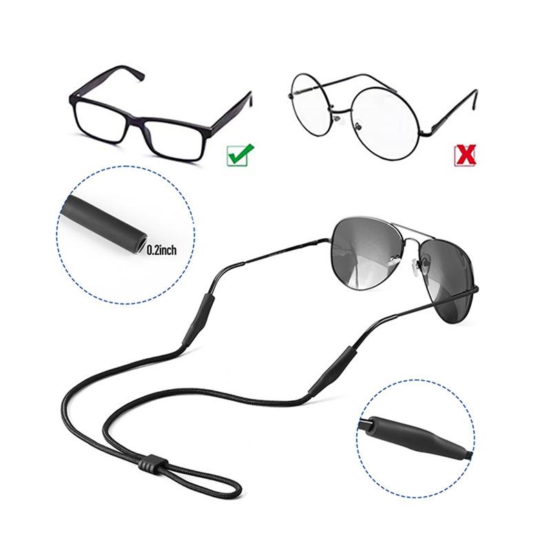 Practical-Adjustable Glasses Straps 3Pcs Eyewear Retainer Glasse Strap ,Eyewear String Lanyard Retainer, Sunglasses Straps