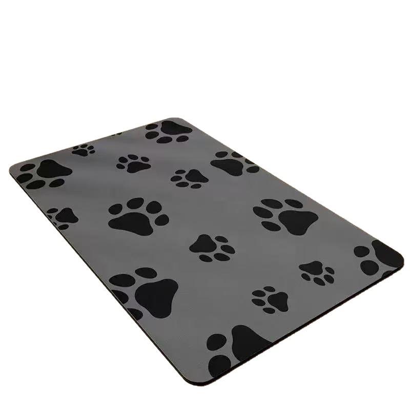 Waterproof Leather Pet Placemat - Non-Slip, Wash-Free, Easy-Care Mat for Cat & Dog Bowls