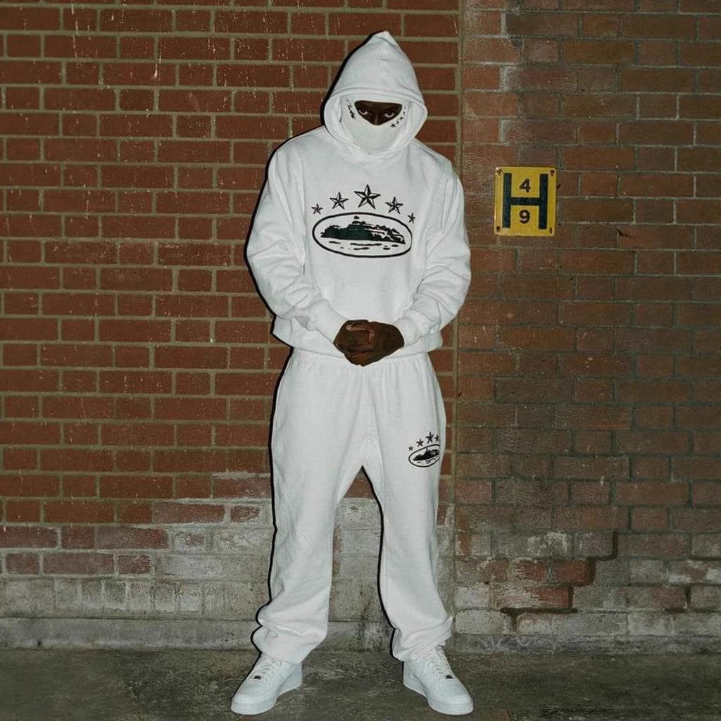 Alcatraz Even Corteiz Devil Suit Outer Suit Hoodie Series Clothes Suit Sports Two New