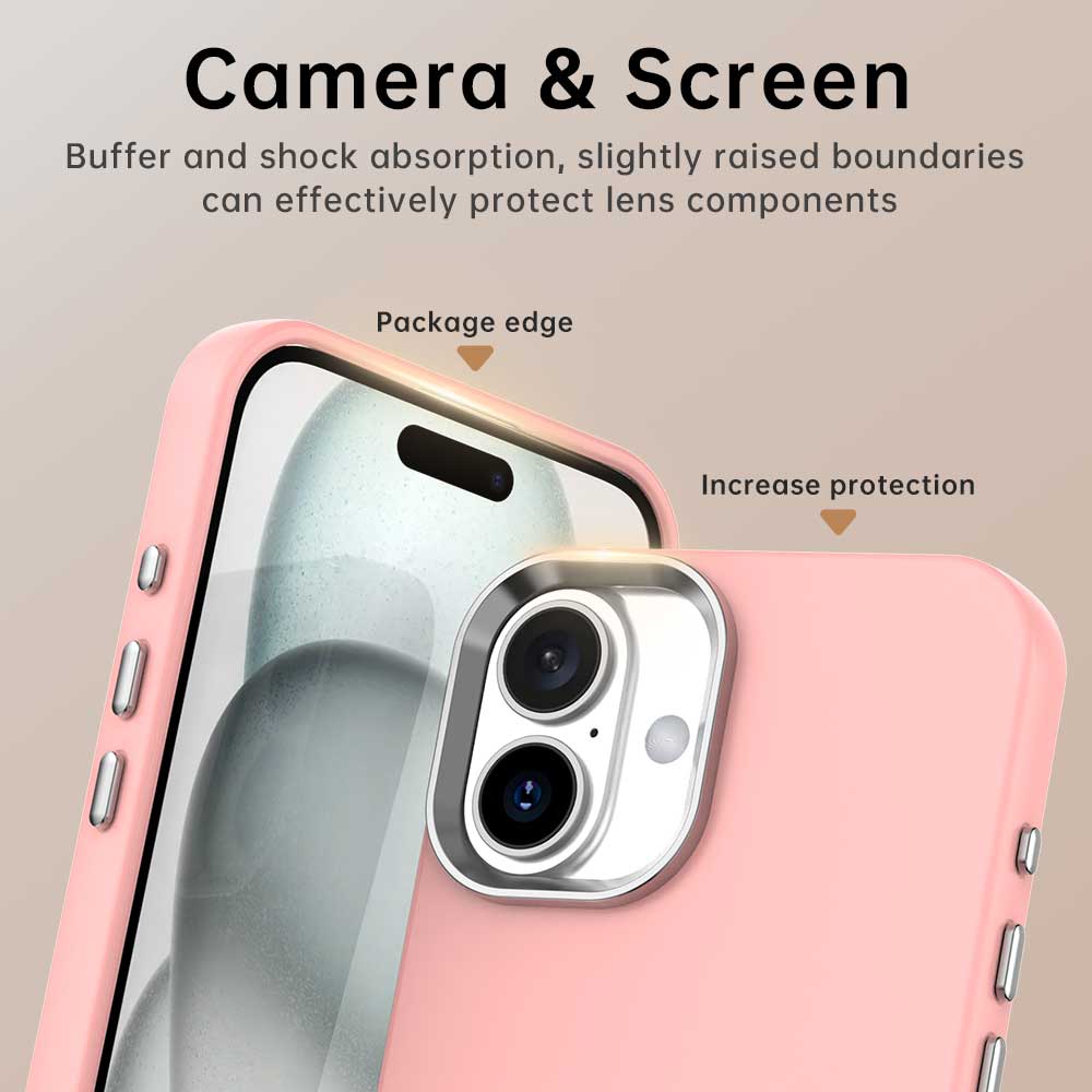 For iPhone 16 Case TPU+TPE Anti Drop Protection Phone Cover