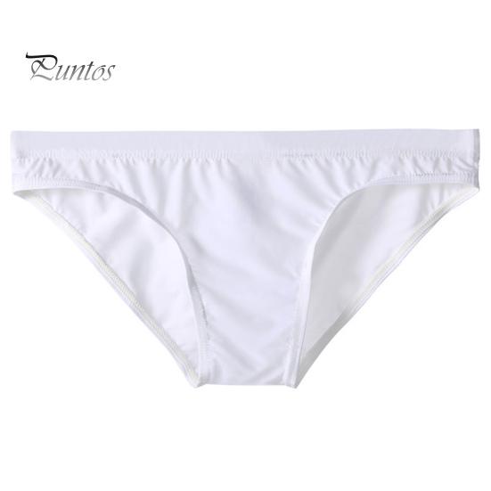 

Модные дышащие прозрачные мужские трусы с низкой талией, мужские трусы из ледяного шелка, повседневная жизнь XL белый