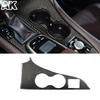 For Lexus RX300 RX270 RX200T RX450h 2016-2019 Soft Carbon Fiber Car Interior Console Water Cup Panel Cover Trim Decor Sticker