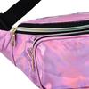 Waist Carry ,with Adjustable Strap, Resistant Shiny Chest Pocket Holographic for Cycling Women