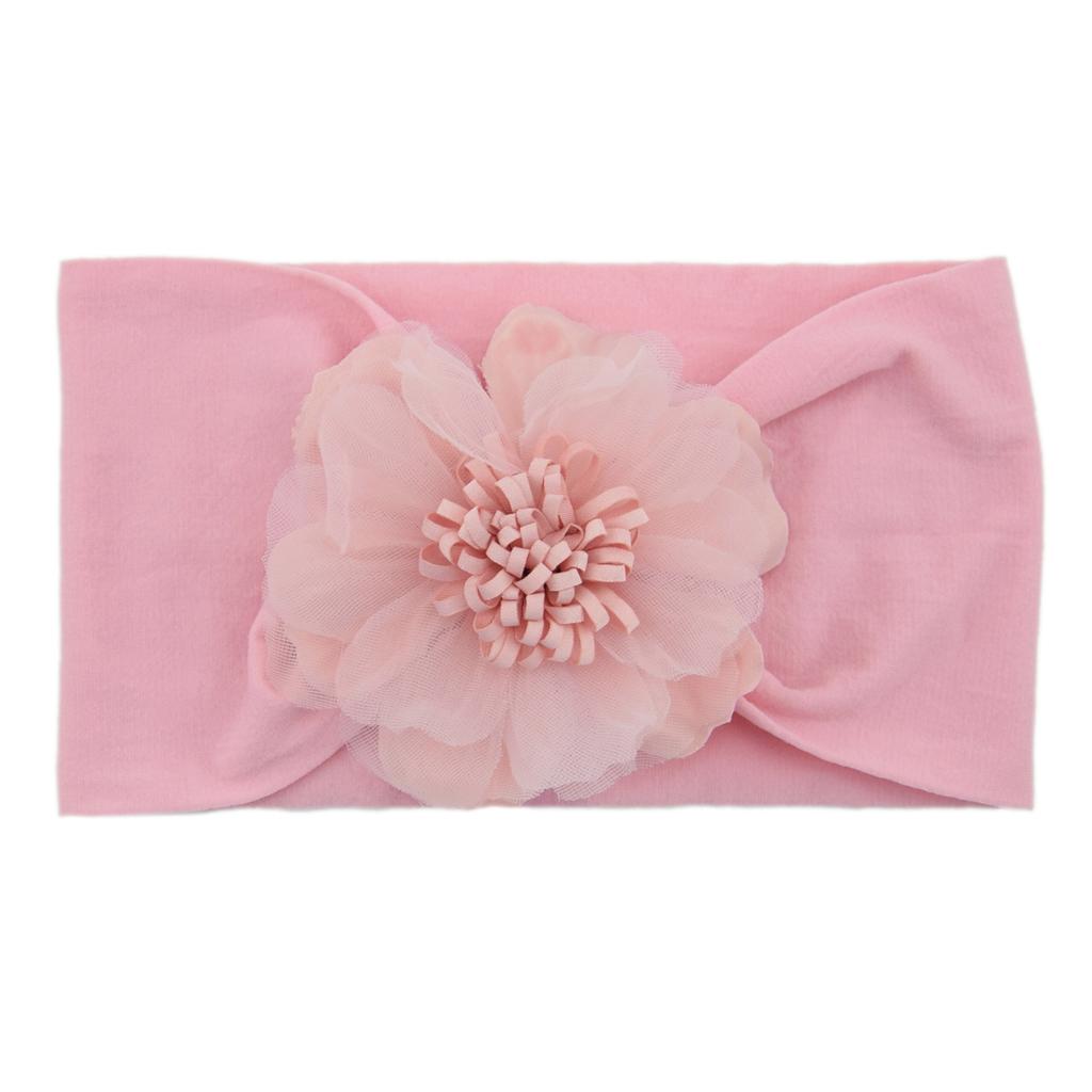 Mesh Sunflower Nylon Headgear Baby Hair Accessories Children'S Headband Infant Soft Headband Stockings Headband