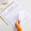 Decorative Multilingual Coil Calendar 2026 Wall Calendars 12 Month Modern Decorative Planner For Bedroom Dormitory Apartment