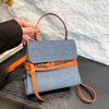 New women's bag fashionable and versatile commuter messenger bag portable shoulder oblique span bag