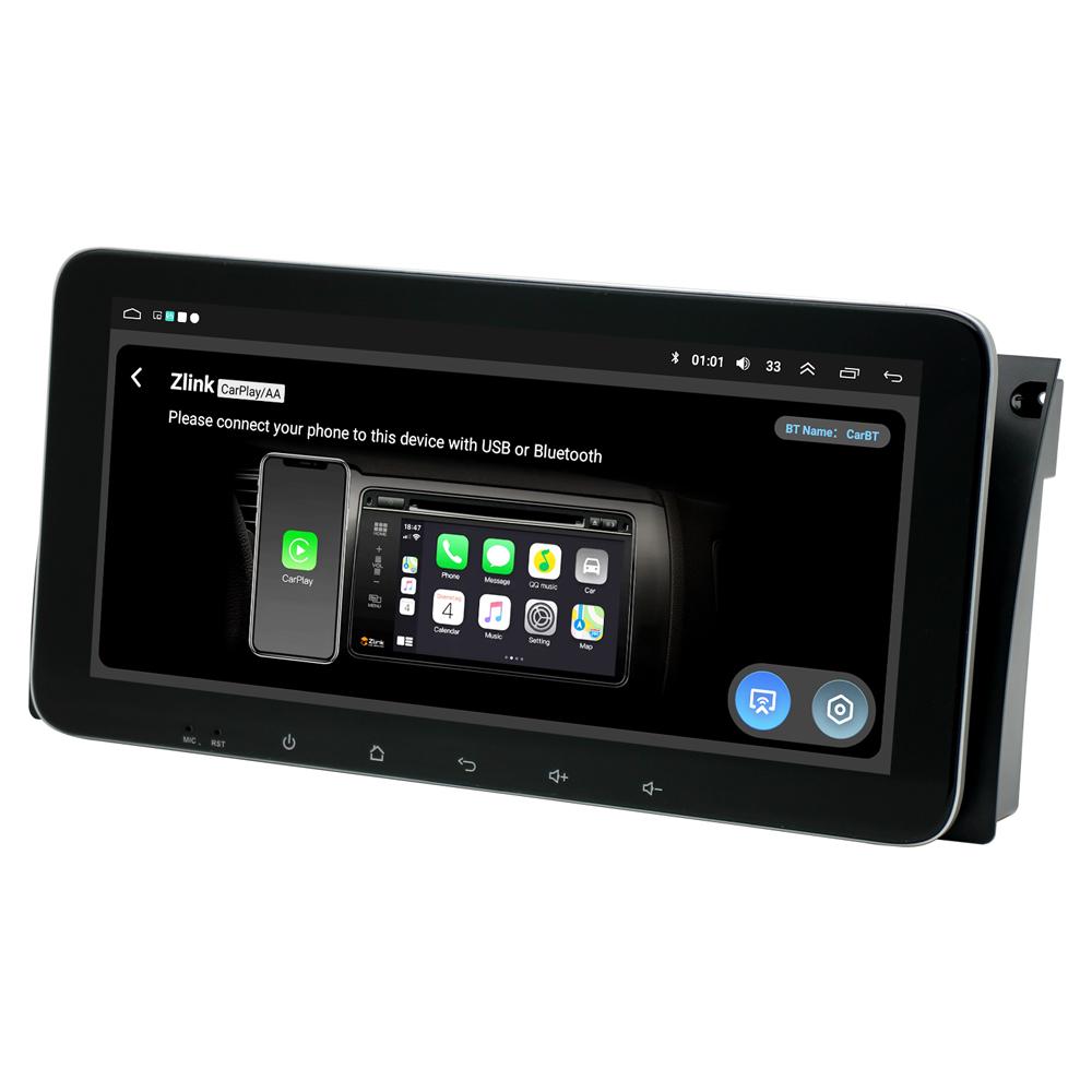 10.33'' Carplay Car Stereo Radio GPS Navigation WIFI For BMW E38 E39 E53 M5 X5