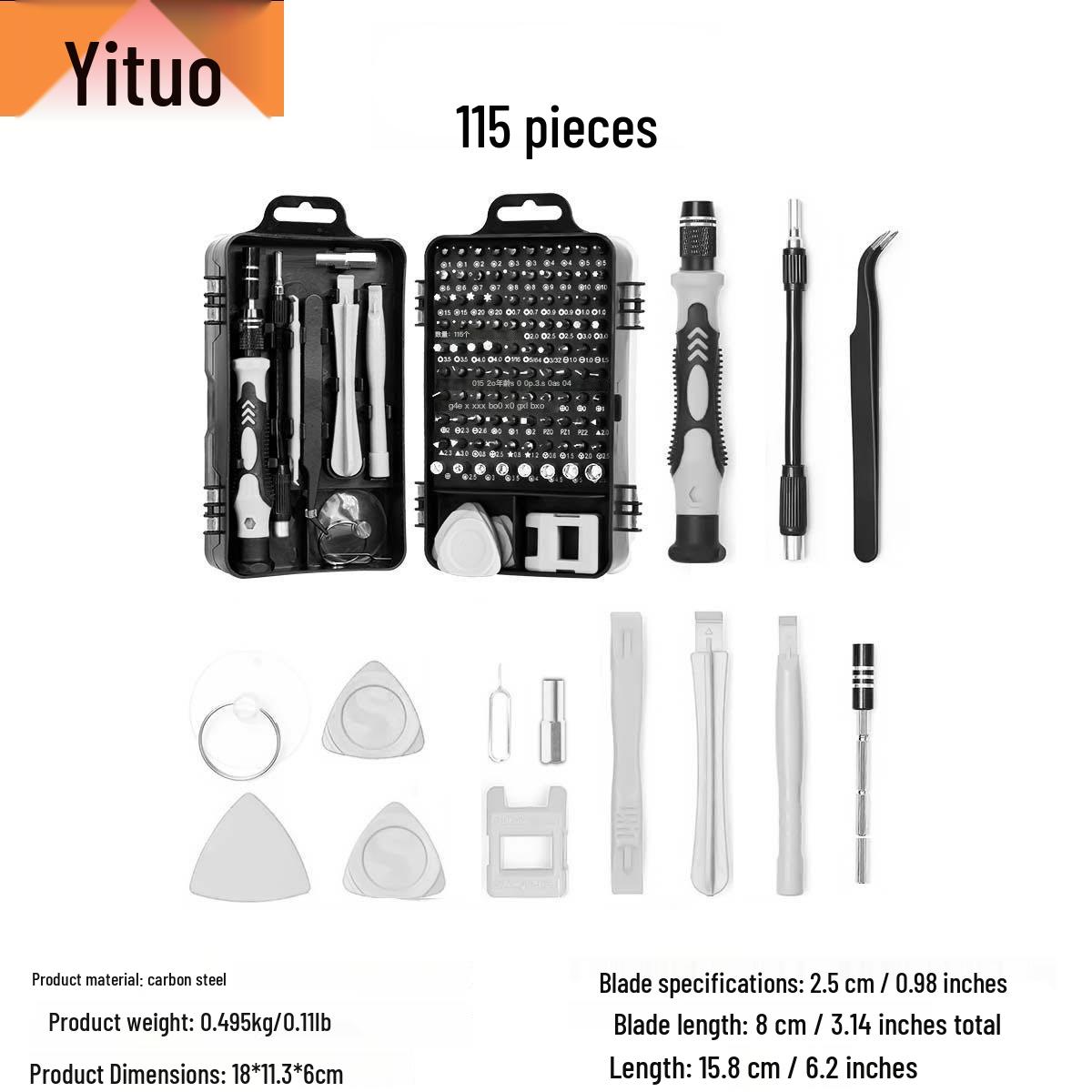115-in-1 Multifunction Cross-Border Screwdriver Set for Mobile Phone Repair