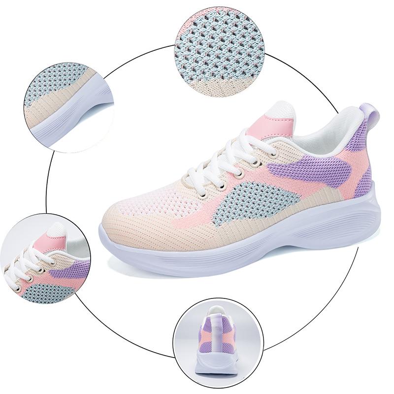 TUINANLE נעלי סניקרס קז'ואל לנשים - בד ובטנה נושמים - נוחות לאורך כל השנה, מתאימות לחופשות חוף, נסיעות ושימוש יומיומי