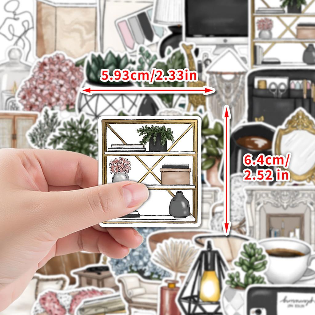 50PCS Bohemian Style Home Graffiti Stickers - Waterproof Decor for Water Cup, Phone & Computer AnimeWorlds Store