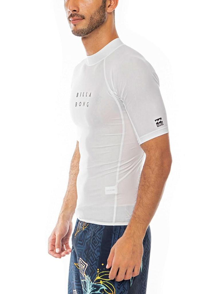 Billabong UNITY SS RASHGUARD Men's White, Size S