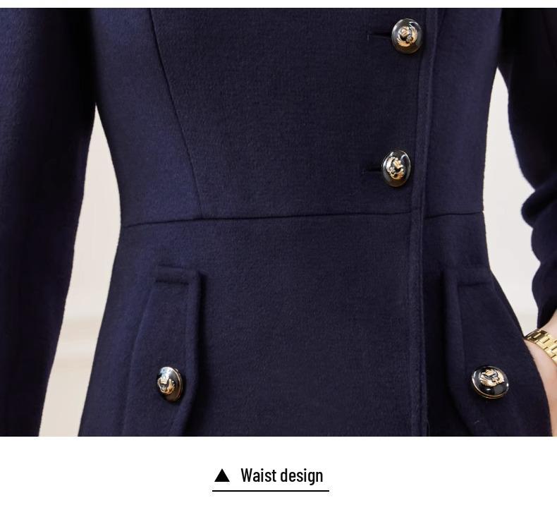 Woolen Winter Coat for Women - Office, Bank, Jewelry Store & Hotel Professional Wear