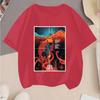 Hot Sale 2026 Stranger Things 2D Printed Casual Summer Short Sleeve T Shirt For Teenagers Kids Boys