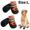 Hondenlaarzen voor Honden Antislip, Waterdichte Hondenschoentjes voor Buiten, Hondenschoenen voor Middelgrote Tot Grote Honden met Robuuste Zool